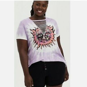 NWT Torrid 3X Sublime Front Slash Tee